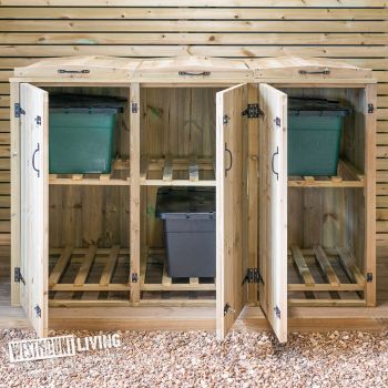 Superior Recycling Box Store for 6 Recycle Boxes