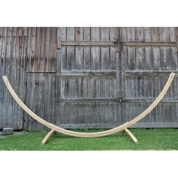 The Arcus Wooden Hammock Stand