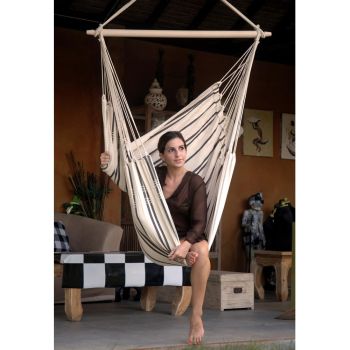 Large Cotton Hang Chair Cappuccino
