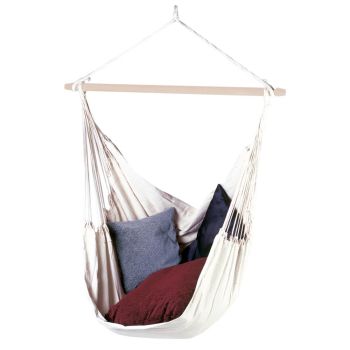Large Cotton Hang Chair Natural
