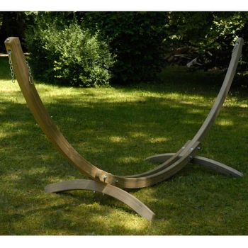 The Olymp Wooden Garden Hammock Stand
