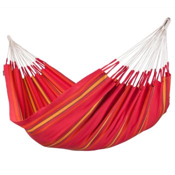 2 Person Double Cotton Garden Hammock Cherry