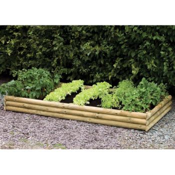 6.5 x 3 FT Wooden Planting Raised Bed Builder Starter Pack