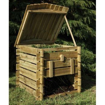 2'5" x 2'5" FT (0.7 x 0.7m) Wooden Beehive Garden Composter Planter