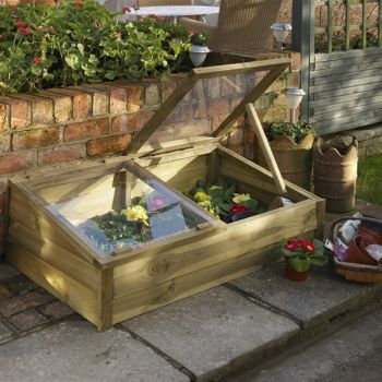 3'7" x 2'1" FT (1.1 x 0.6m) Large Wooden Garden Timber Coldframe