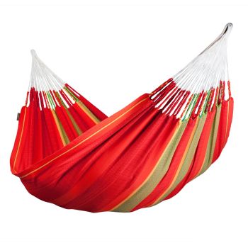 XL Family Sized Organic Cotton Garden Hammock Chilli