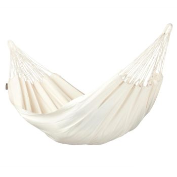 1 Single Person Organic Cotton Garden Hammock Natural