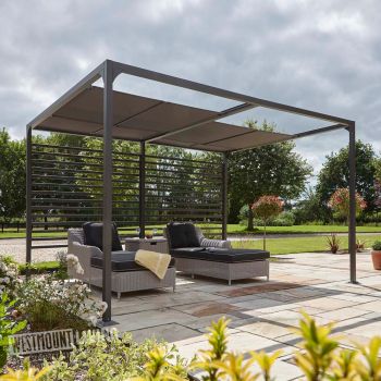 Retractable Sun Shade Canopy Pergola