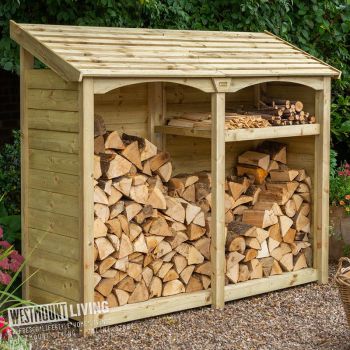 Premium Log Store Firewood Storage (small)