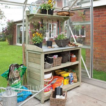 3'4" x 1'9" FT (1.03 x 0.53m) Premier Potting Station Pressure Treated