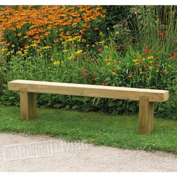1.8M Sleeper Garden Bench - Pressure Treated