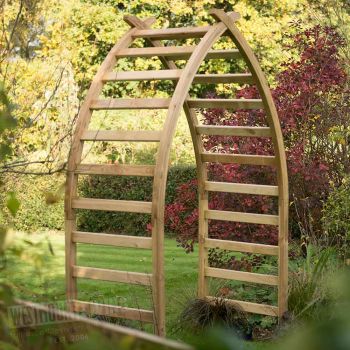 Boat Shaped Garden Archway