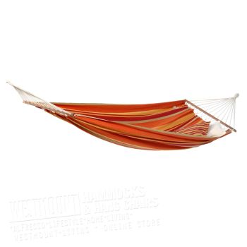 1 Person Large Single Cotton Spreader Bar Hammock Mango