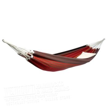 XL Family Cotton Garden Hammock Terracotta