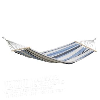 1 Person Single EllTex Weatherproof Spreader Bar Hammock Marine Blue