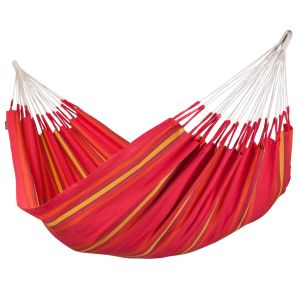 2 Person Double Cotton Garden Hammock Cherry