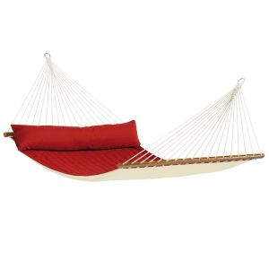 2 Person Double XL Weatherproof Spreader Bar Rod Hammock Red Pepper