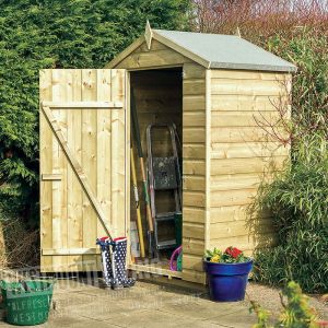 4'3' x 3'1" FT (1.3 x 0.94m) Wooden T&G Shiplap Garden Shed