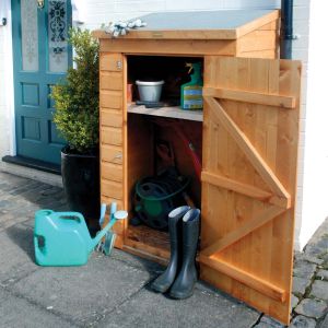 3'1" x 2'1" FT (0.9 x 0.6m) Lockable Wooden Garden Tidy Storage