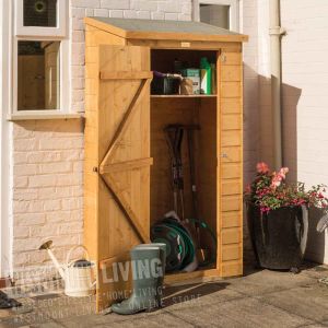 3'1" x 2'1" FT (0.9 x 0.6m) Lockable Wooden Midi Store Garden Tidy Storage