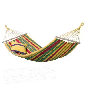 1 Person Single EllTex Weatherproof Spreader Bar Hammock Vanilla