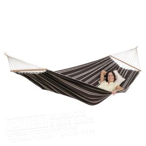 1 Person Large Single Cotton Spreader Bar Hammock Mocca