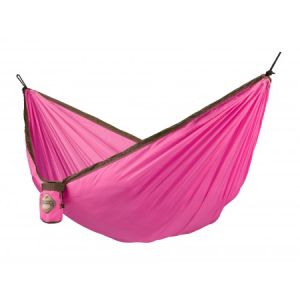 1 Person Single Travel Hammock + Hanging Ropes - Pink